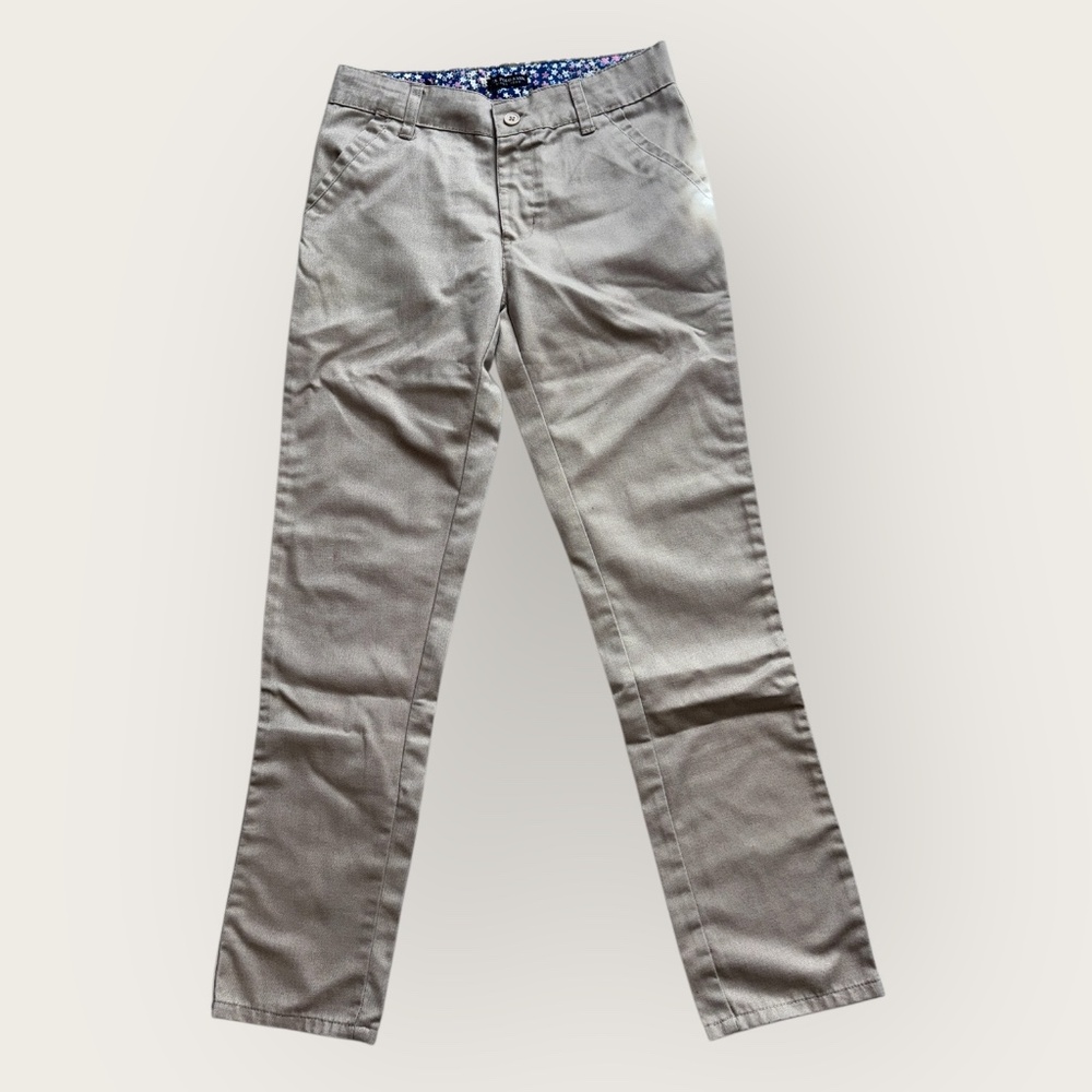 Polo Ralph Lauren Girl's Beigh Slim Fit. Size 12.